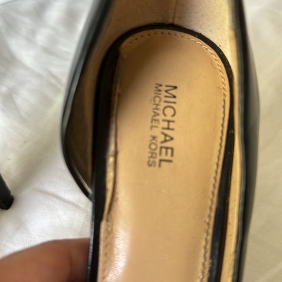 Michael Kors Black/Gold Heels - Picture 3 of 5